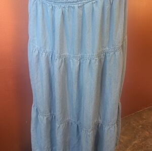 Westbound Light Blue Maxi Skirt